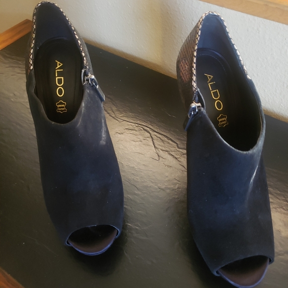 Aldo Snakeskin Design High Heels SIZE 8.5 - Picture 2 of 6